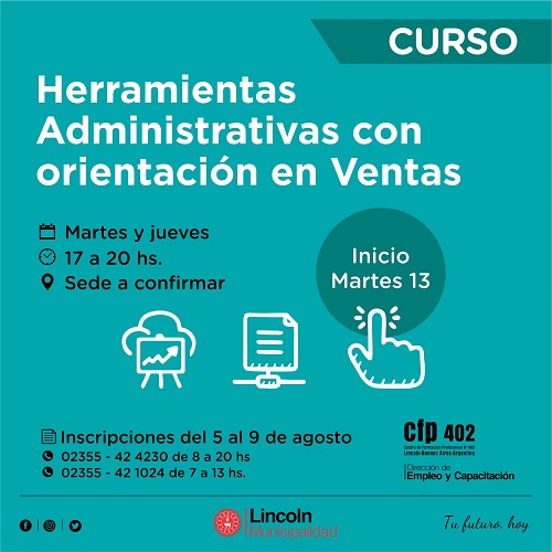 Curso de Herramientas Administrativas con orientación en Ventas